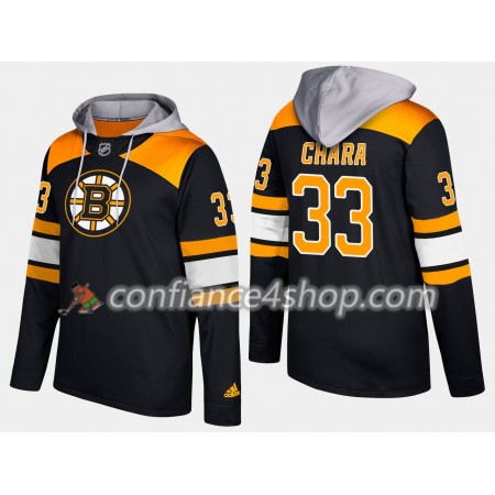 Homme Boston Bruins Zdeno Chara 33 N001 Chandails à capuchon
